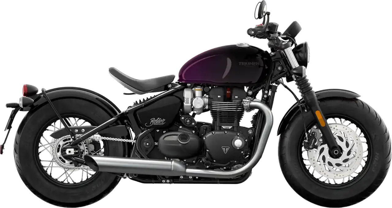 Bonneville Bobber Purple Stealth Edition